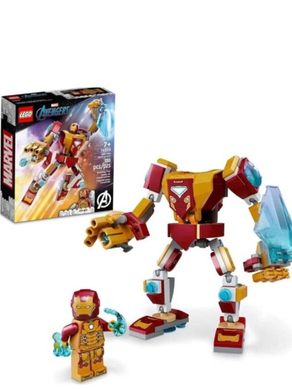 Lego Marvel Iron Man Mech Armor 76203 Building Kit New In Box